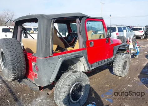 1997 Jeep Wrangler Sport from USA, damaged, VIN 1J4FY19S7VP459788